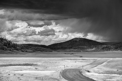 Storm Over the Monzano Mountains, New Mexico